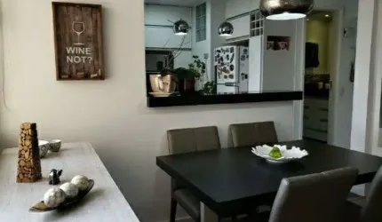 Apartamento semi-mobiliado para venda com 63 metros quadrados no Botafogo em Campinas - SP.