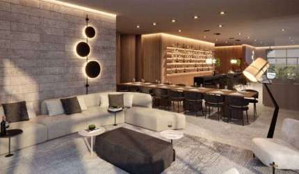 Apartamento alto padrão à venda no Unik Residence na Vila Firmiano Pinto em São Paulo - SP