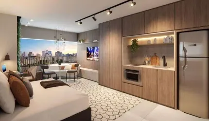 Studio À Venda no Edifício de Alto Padrão Haus Mitre Campo Belo, Campo Belo, São Paulo - SP