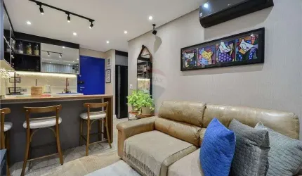 Apartamento mobiliado à venda no cond. Choice Panamby em Panamby, São Paulo - SP