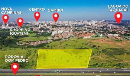 Terreno à venda em Campinas - SP.