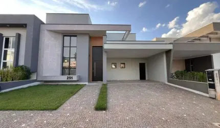 Casa térrea alto padrão à venda no Condomínio Royal Garden em Betel em Paulínia - SP