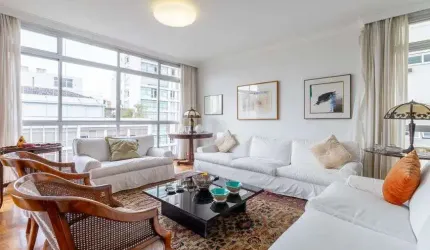 Apartamento alto padrão à venda no condomínio Edifício Palmares em Higienópolis em São Paulo - SP