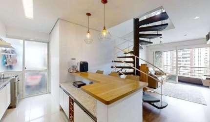 Cobertura duplex à venda no Edifício Rivoli Residence no bairro Real Parque em São Paulo - SP