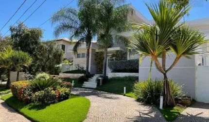 Casa sobrado com piscina à venda no Alphaville Dom Pedro em Campinas - SP