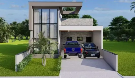 Casa térrea para venda no Condominio Terras da Estância no Vila Monte Alegre em Paulínia - SP.