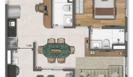 Apartamento à venda no Condomínio Cult na Vila Mariana em São Paulo - SP