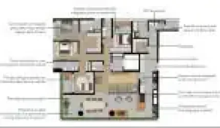 Apartamento alto padrão à venda no Condomínio Moma Moema em Moema em São Paulo - SP