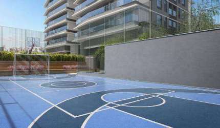 Apartamento com 3 suítes e 4 dormitórios com quadra de tênis no  Brooklin