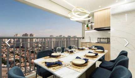 Apartamento a venda 3 dormitórios 2 suítes no Belenzinho