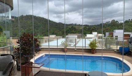 Casa para locação de 450 metros com 4 suítes no Tamboré 11