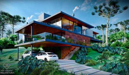 Casa 04 Dorm. à venda no Bairro Aspen Mountain com 677 m² de área privativa - 2 vagas de garagem