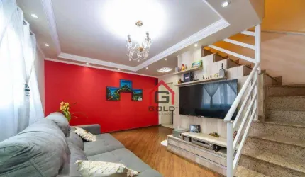 Sobrado com 3 dormitórios à venda, 176 m² por R$ 675.000,00 - Parque das Nações - Santo André/SP