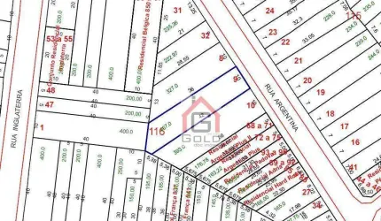 Terreno à venda, 407 m² por R$ 1.065.000,00 - Parque das Nações - Santo André/SP
