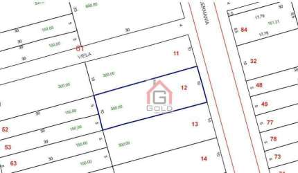 Terreno à venda, 300 m² por R$ 640.000,00 - Parque Novo Oratório - Santo André/SP