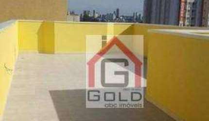 Cobertura com 2 dormitórios à venda, 100 m² por R$ 420.000,00 - Vila Camilópolis - Santo André/SP