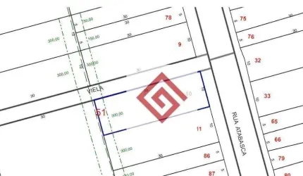 Terreno à venda, 300 m² por R$ 880.000,00 - Jardim Santo Alberto - Santo André/SP