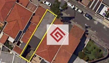 Terreno à venda, 125 m² por R$ 430.000,00 - Vila Scarpelli - Santo André/SP