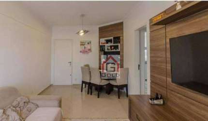 Apartamento com 3 dormitórios à venda, 82 m² por R$ 448.000,00 - Vila Príncipe de Gales - Santo André/SP