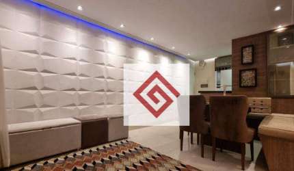 Apartamento com 3 dormitórios à venda, 64 m² por R$ 530.000 - Utinga - Santo André/SP