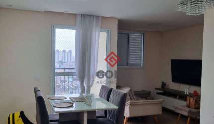 Apartamento com 3 dormitórios à venda, 60 m² por R$ 455.000,00 - Planalto - São Bernardo do Campo/SP