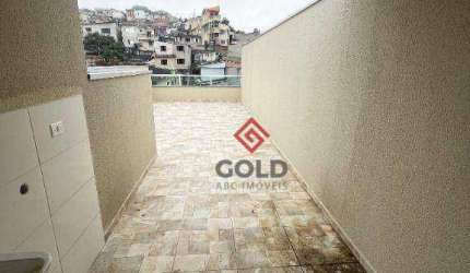Cobertura com 2 dormitórios à venda, 78 m² por R$ 500.000 - Jardim Guarará - Santo André/SP
