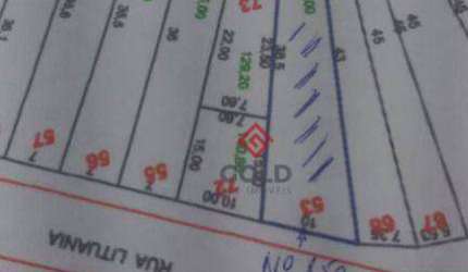 Terreno à venda, 38 m² por R$ 465.000,00 - Vila Curuçá - Santo André/SP