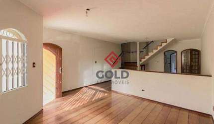 Sobrado com 3 dormitórios, 226 m² - venda por R$ 900.000,00 ou aluguel por R$ 4.597,00/mês - Vila Curuçá - Santo André/SP