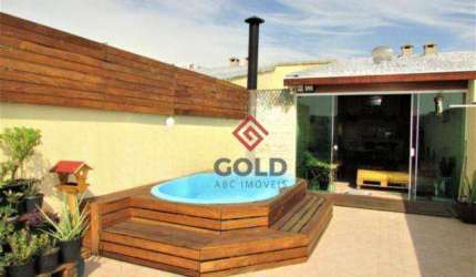 Cobertura com 3 dormitórios à venda, 197 m² por R$ 960.000,00 - Jardim Santo Antônio - Santo André/SP