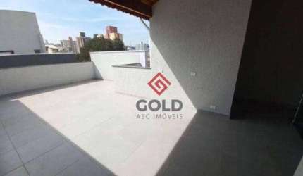 Cobertura com 2 dormitórios à venda, 106 m² por R$ 560.000,00 - Vila Valparaíso - Santo André/SP