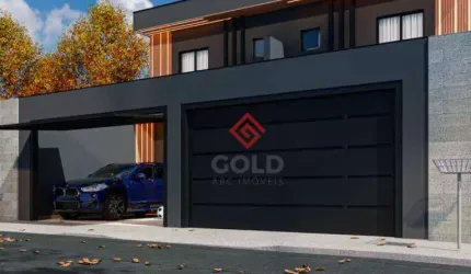 Sobrado com 3 dormitórios à venda, 140 m² por R$ 1.250.000,00 - Jardim Bela Vista - Santo André/SP