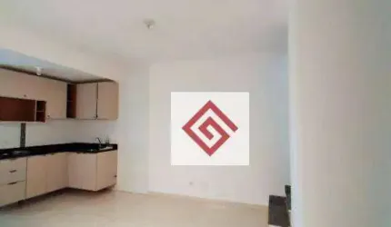 Cobertura com 2 dormitórios para alugar, 100 m² por R$ 3.409,28/mês - Vila Gilda - Santo André/SP