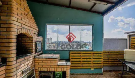 Cobertura com 2 dormitórios para alugar, 100 m² por R$ 2.832,65/mês - Parque João Ramalho - Santo André/SP