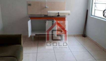 Kitnet com 1 dormitório para alugar, 25 m² - Vila São Pedro - Santo André/SP