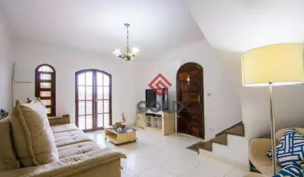 Sobrado com 3 dormitórios à venda, 278 m² por R$ 901.000,00 - Vila Valparaíso - Santo André/SP