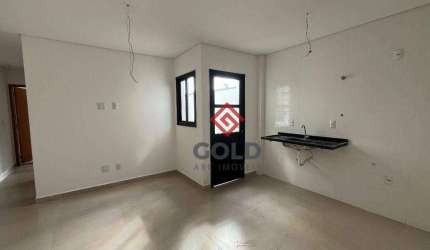 Apartamento com 2 dormitórios para alugar, 48 m² - Parque Oratório - Santo André/SP