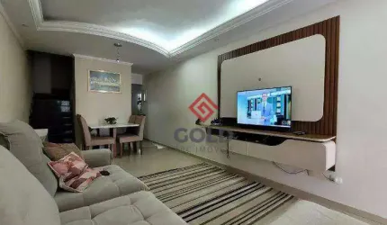 Casa com 3 dormitórios à venda, 109 m² por R$ 650.000,00 - Vila Homero Thon - Santo André/SP