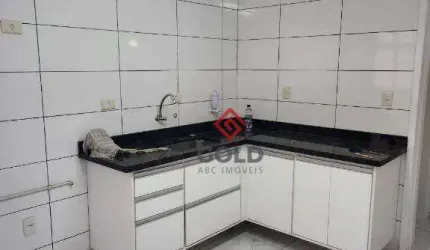 Apartamento com 3 dormitórios para alugar, 76 m² por R$ 2.425,02/mês - Vila Santa Teresa - Santo André/SP