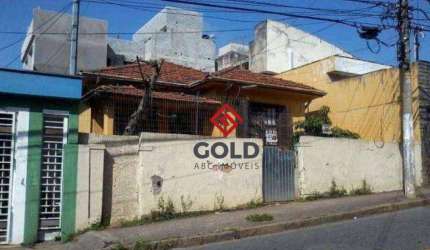 Terreno à venda, 300 m² por R$ 850.000,00 - Jardim - Santo André/SP