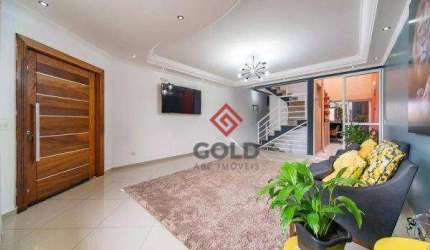 Sobrado com 5 dormitórios, 298 m² - venda por R$ 800.000,00 ou aluguel por R$ 6.175,00/mês - Jardim Milena - Santo André/SP