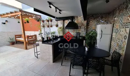 Sobrado com 3 dormitórios à venda, 211 m² por R$ 1.400.000,00 - Vila Assunção - Santo André/SP