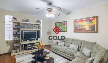 Sobrado com 4 dormitórios para alugar, 170 m² por R$ 4.163,00/mês - Parque Jaçatuba - Santo André/SP