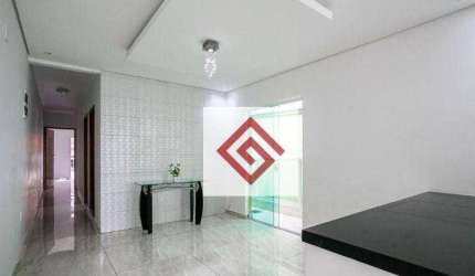 Casa com 3 dormitórios para alugar, 90 m² por R$ 2.859,35/mês - Campestre - Santo André/SP
