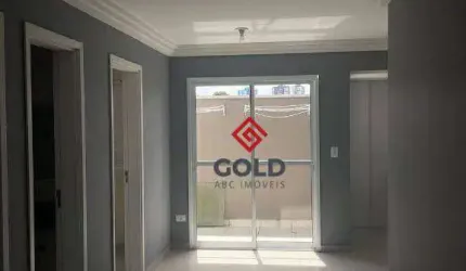 Apartamento com 2 dormitórios para alugar, 48 m² por R$ 1.957,48/mês - Vila Cecília Maria - Santo André/SP