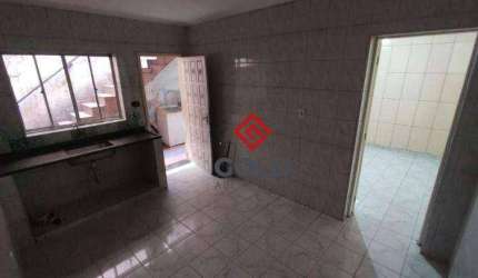 Casa com 2 dormitórios para alugar, 60 m² por R$ 1.288,00/mês - Jardim Utinga - Santo André/SP
