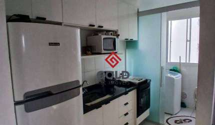 Apartamento com 2 dormitórios para alugar, 50 m² por R$ 2.247,00/mês - Vila Metalúrgica - Santo André/SP