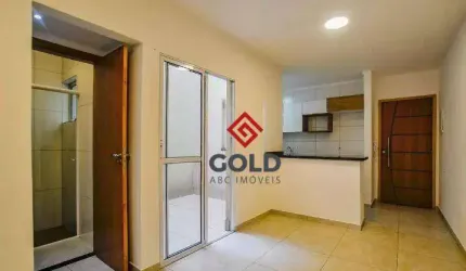 Apartamento com 2 dormitórios para alugar, 50 m² por R$ 2.404,00/mês - Vila Alice - Santo André/SP