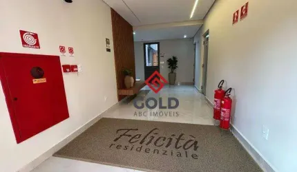 Apartamento com 2 dormitórios para alugar, 59 m² por R$ 2.828,04/mês - Vila São Pedro - Santo André/SP