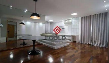 Apartamento com 2 dormitórios para alugar, 89 m² por R$ 5.218,52/mês - Jardim - Santo André/SP