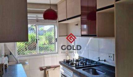 Apartamento com 2 dormitórios, 49 m² - venda por R$ 190.000,00 ou aluguel por R$ 1.444,00/mês - Jardim Paranavaí - Mauá/SP
